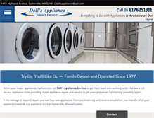 Tablet Screenshot of dellsappliance.com